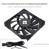 Thermalright TL-C12015B CPU Fan Computer Case Fan Quiet 4pin PWM