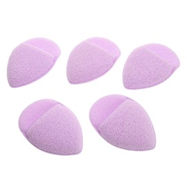 minkissy 5pcs Reusable Exfoliating Facial Sponge Gloves Soft Cleansing for Deep Pore Cleaning Ergonomic Design Makeup Remover Mitts Suitable for Oily Skin