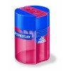 STAEDTLER 512 006 Round Double-Hole Tub Sharpener for Graphite &