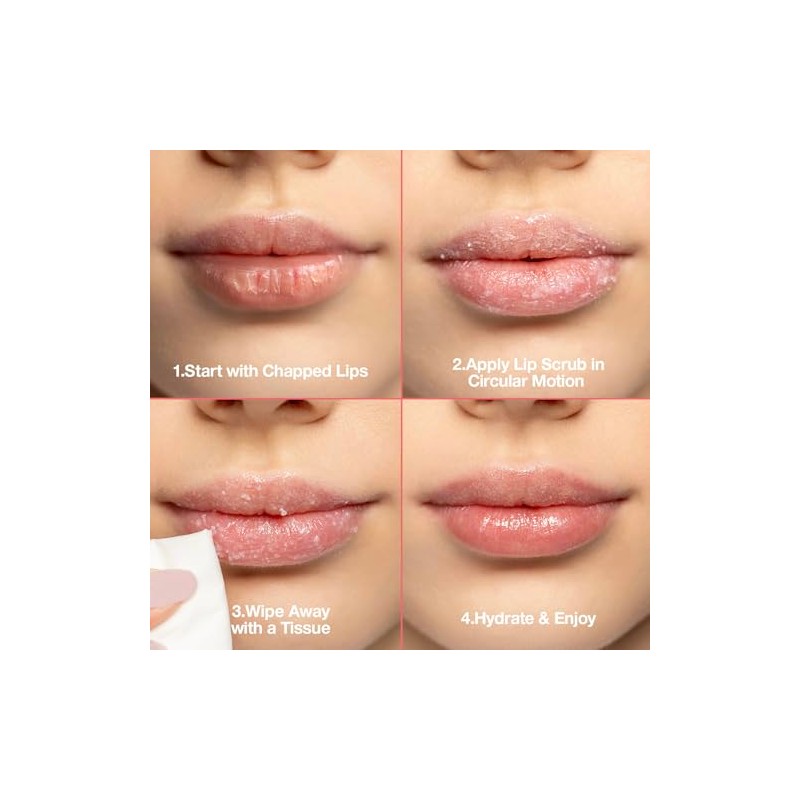 Palladio Exfoliante Labial Hidratante con Sandía, Coco y Vitamina E