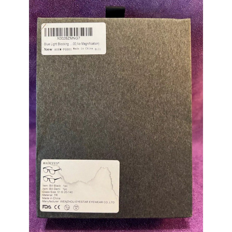 Mad Eyes READING GLASSES -NIB - MADEYES BLUE BLOCKER NON-GLARE