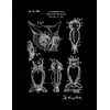 Double-faced Scare-bird Owl Patent Print Black Matte (8.5" x 11")