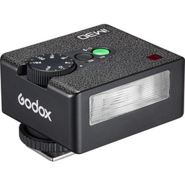 Godox iM30 Mini Camera Flash for Sony ZV-E10/ZV-1/Canon/Nikon/Fuji/Ricoh – Manual Pocket Flash GN15 – 7 Power Levels – 6500K±200K – S1/S2 Optical Trigger – 2X AAA – Compact On-Camera Fill Light