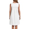 AVIIER 100% Cotton Nightgowns for Women Sleeveless Night Gown with