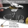Stainless Steel Lemon Squeezer, Easy to Use Lemon Juicer, Easy