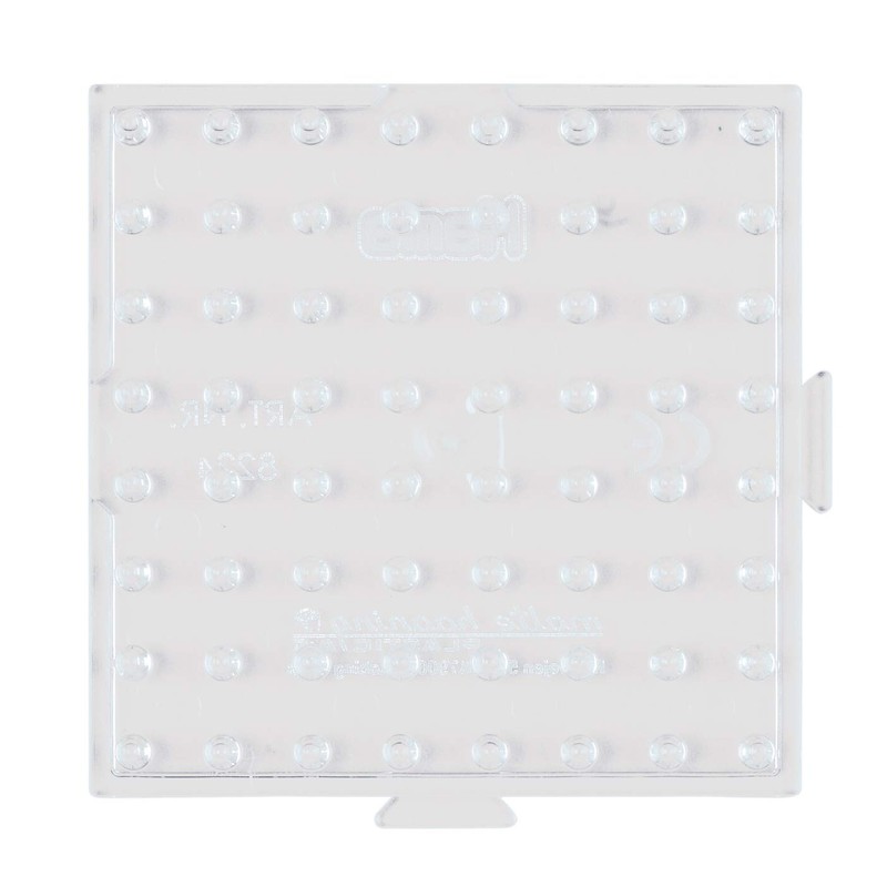 Hama 10.8224 Maxi Transparent Square Pegboard, 8.5 x 1 x