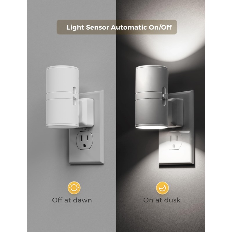 L LOHAS LED Bright Night Light, Night Lights Plug into