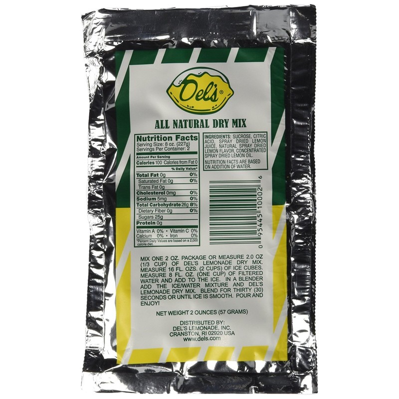 Del's All Natural Lemonade - 30 pack