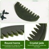 Lurrose Jade Hair Combs Scraping Comb Jade Massage Comb Head