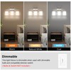 FonmYim Brushed Nickel Bathroom Light Fixtures, 3-Light Modern Vanity Light