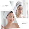 SAFIGLE 2pcs Microfiber Hair Drying Caps Fast Drying Towel Wraps