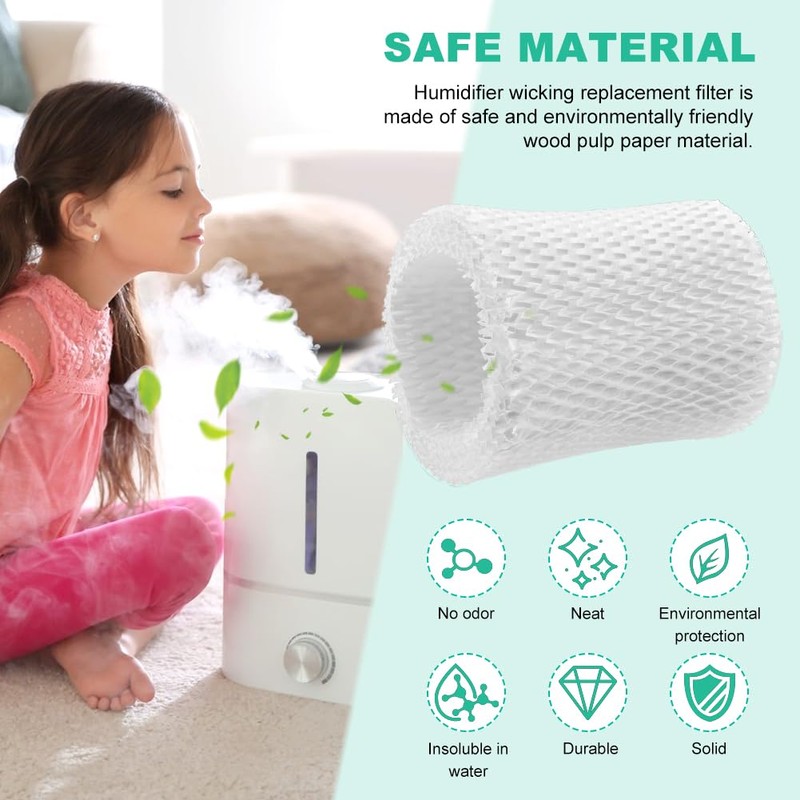 Ranjaner Canopy Bedside Humidifier Filter Replacement Compatible with Nursery Humidifier,