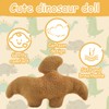 Lebenistgut Dinosaur Nugget Cushion, Dino Chicken Nugget Dinosaur Plush Toy,