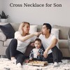 Christening Gift for Boy, Cross Necklace Gifts, Holy Communion Gifts