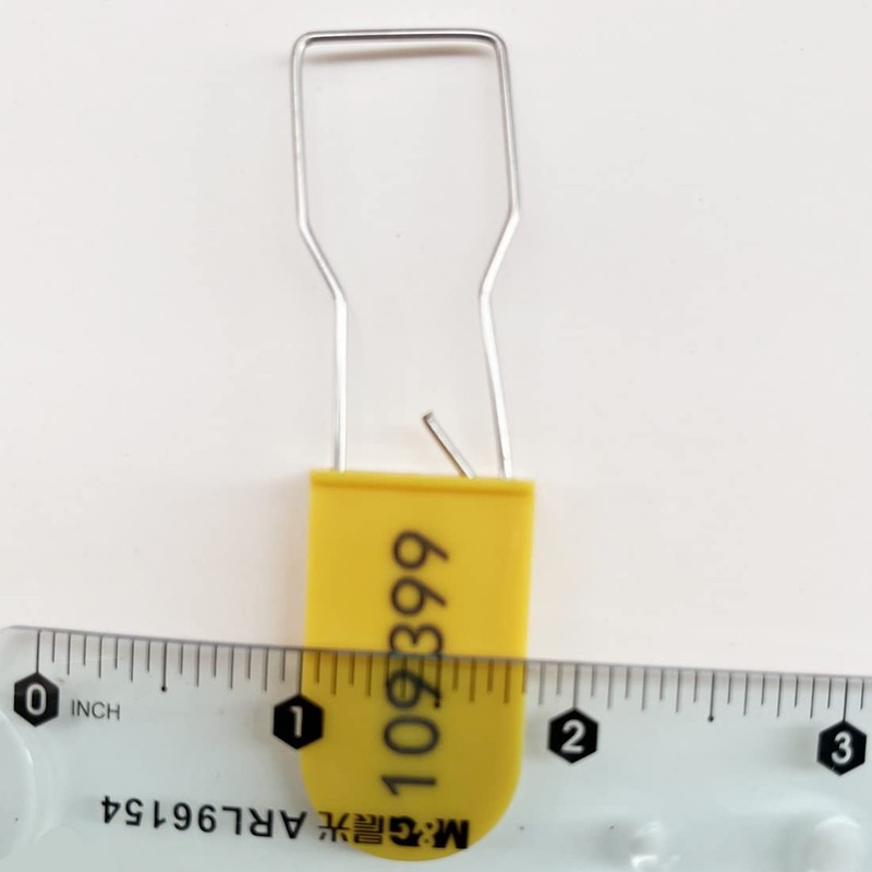 Numbered Plastic Padlocks Security Seals with Metal Wire Tamper Seal