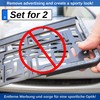 Frameless Velcro Number Plate Holder, for Two Number Plates, Provides