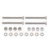 ECOTRIC Deck Anchor Flange Cast Aluminum Above Ground Pool Ladders/Handrails/Slide