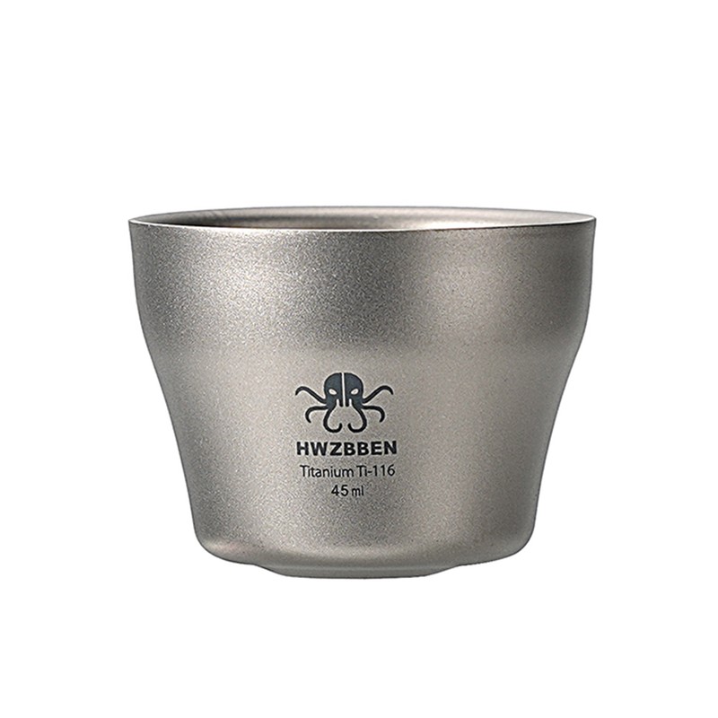 Titanium Tea Pot Cups Set Outdoor Camping Tea Service Lightweight