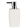 Spirella Retro Stoneware Soap Dispenser, White