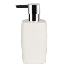 Spirella Retro Stoneware Soap Dispenser, White