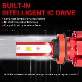 Unbranded For INFINITI QX50 2014-2015 Combo LED Headlight Hi/Low Beam+Fog Light