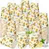 Kochorie 200 Pieces Lemonade Paper Cups 9oz Disposable Yellow Paper