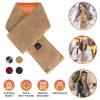 Unisex Electric Heated Winter Scarf USB Heating Neck Wrap Shawl