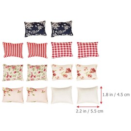 Abaodam Ob11 Dollhouse Miniature Dollhouse Cushion Miniature Sofa Cushion Sofa Cushion in Scale 1:12 Miniature Dollhouse Cushion Miniature Couch Small Sofa Bed Fabric Ob11