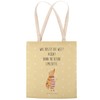 Mr. & Mrs. Panda Moth Shopping Bag with Flag, yellow