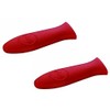 Lodge ASHH41 Silicone Hot Handle Holder, Red, 2-Pack