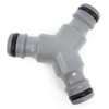 com-four® Set 01 Y-Valve for Connecting Three Hoses, Y Splitter