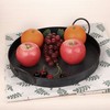 Hipiwe Set of 2 Industrial Style Metal Iron Serving Tray