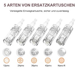 Dr.pen Ultima A10 Nano-R Cartridges Pack of 10 - 100% Original Dr. Pen Ultima A10 Nano-R - For the Treatment of Fine Lines, Spot Reduction and Daily Care - Model Nano-R, Pack of 10