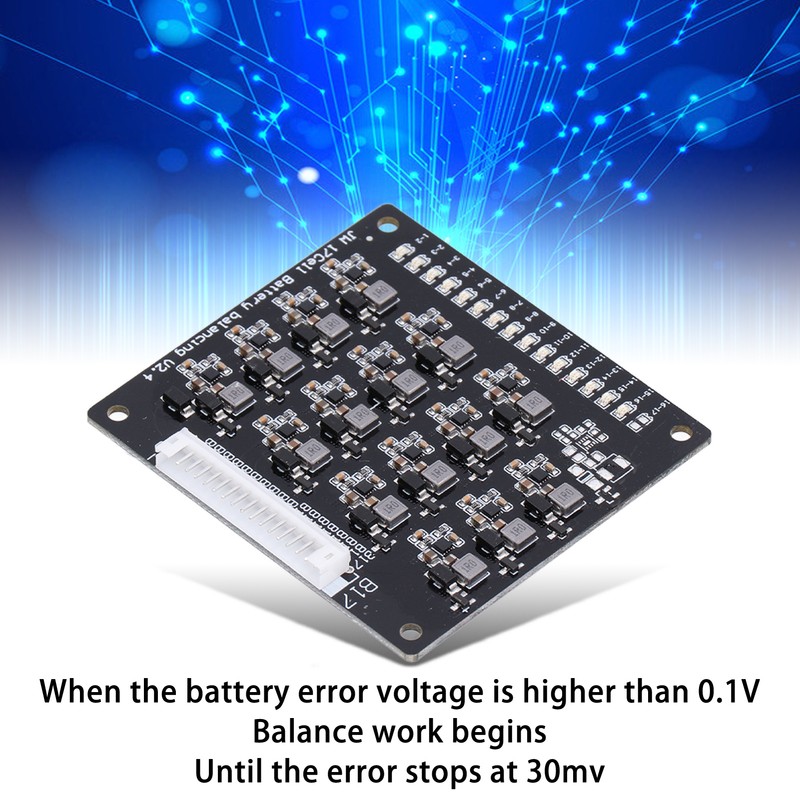 Lithium Battery Active Equalizer 1.2A Inductive BMS Balancer Energy Transfer