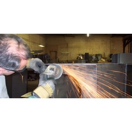 G & F 6050M-3 Premium Split Cowhide Leather Straight Thumb Work Gloves, Drivers Gloves, 3-Pair, Medium