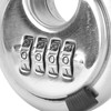 4 Digit Combination Disc Padlock with Hardened Steel Shackle Lock