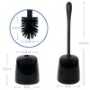 CELOX Toilet Bowl Brush and Holder for Bathroom Cleaning, 2
