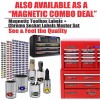 SteelLabels.com Ultimate Blue Magnetic TOOLBOX LABELS fits all tool chest