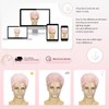 Short Pink Wig for Men, Light Pink Synthetic Halloween Wig