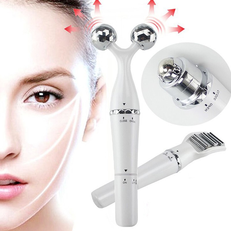 3 in 1 Face Massager Roller V Shaped Skin Tightening