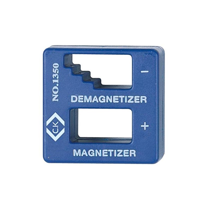 C.K Magnetiser/Demagnetiser, Blue, 50 mm x 50 mm x 30