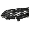 NUEVA parrilla superior delantera con moldura cromada para Kia Forte