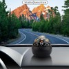 KanPas Dashboard Compass Ball with Double Dials for Cars Boats