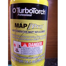 Victor MPT-1 Map Pro 14.1oz Gas Tank CGA600  P/N: 0916-0122