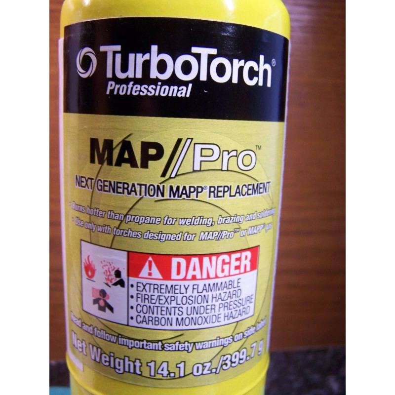 Victor MPT-1 Map Pro 14.1oz Gas Tank CGA600 P/N: 0916-0122