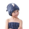 JK Home Towel Cap, For Children, Hair Dry Towel, Cute,