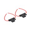 sourcing map Pack of 2 Car Fuse Holder Inline 8