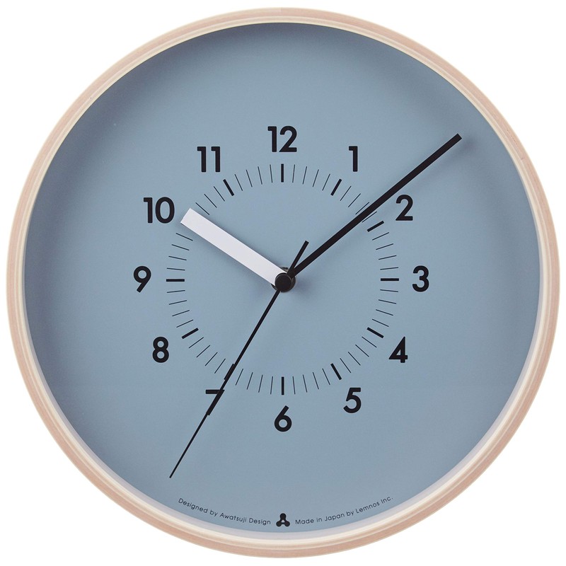 Remnos AWA13-06 BL Lemnos Wall Clock Analog General Quartz Watch