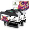 2PKS LC406XL Black Ink Cartridges High Yield for Brother LC406XLBK