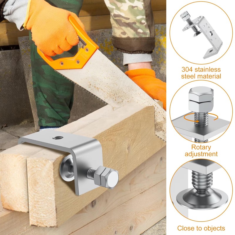 C Clamps Heavy Duty, 2 Pcs Tiger Clamp Woodworking With
